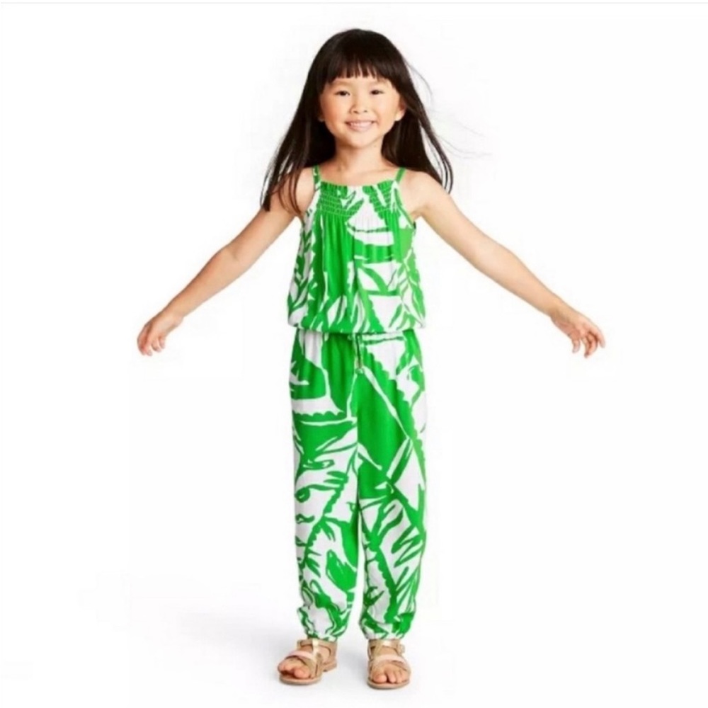 Lilly Pulitzer for Target “Boom Boom" Jumpsuit Palm Print.  3T